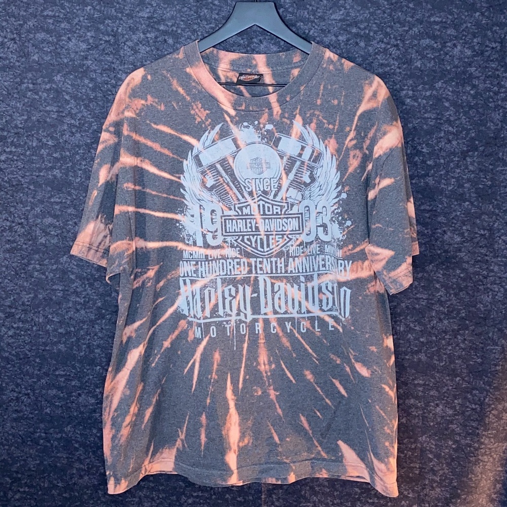 Vintage Harley Davidson Acid Washed Tee